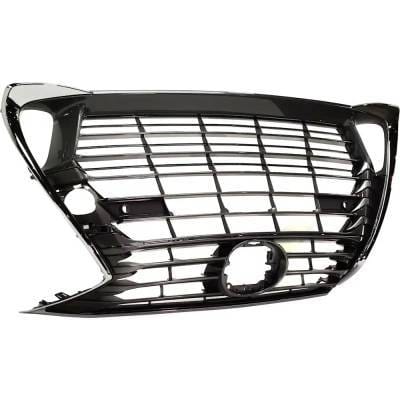 New Chrome Shell Grille Assembly Compatible With Lexus Gs300 Base 4 Cyl 2.0L Gs350 Base 6 Cyl 3.5L thumbnail 3