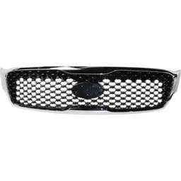 New Chrome Shell Grille Assembly Compatible With Kia Sorento Sx 4 Cyl 2.0L Sorento Sxl 6 Cyl 3.3L