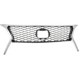 New Chrome Shell Grille Assembly Compatible With Lexus Rx350 F Sport 6 Cyl 3.5L Rx350 Base 6 Cyl
