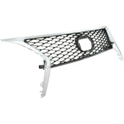 New Chrome Shell Grille Assembly Compatible With Lexus Rx350 F Sport 6 Cyl 3.5L Rx350 Base 6 Cyl thumbnail 5