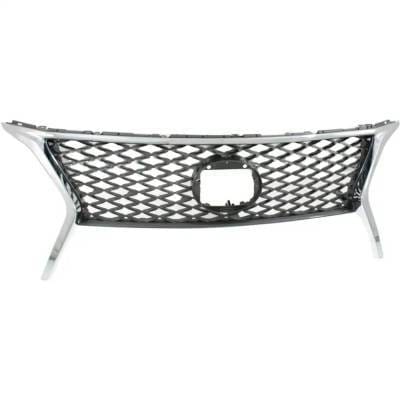 New Chrome Shell Grille Assembly Compatible With Lexus Rx350 F Sport 6 Cyl 3.5L Rx350 Base 6 Cyl thumbnail 7