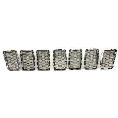 New Chrome Grille Assembly Compatible With Jeep Grand Cherokee Wk Limited 6 Cyl 3.6L Grand Cherokee thumbnail 9