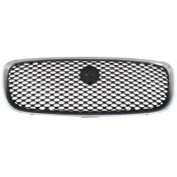 New Chrome Shell Grille Assembly Compatible With Jaguar F-Pace R-Sport 6 Cyl 3.0L F-Pace R-Sport 4