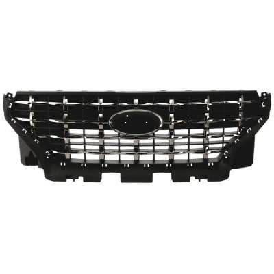 New Chrome Shell Grille Assembly Compatible With Hyundai Venue Sel 4 Cyl 1.6L Venue Denim 4 Cyl 1.6L