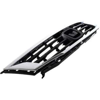 New Chrome Shell Grille Assembly Compatible With Honda Accord Lx-P 4 Cyl 2.4L Accord Ex 6 Cyl 3.5L thumbnail 3