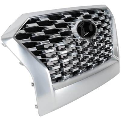 New Chrome Grille Assembly Compatible With Hyundai Palisade Sel 6 Cyl 3.8L Palisade Preferred 6 Cyl thumbnail 5