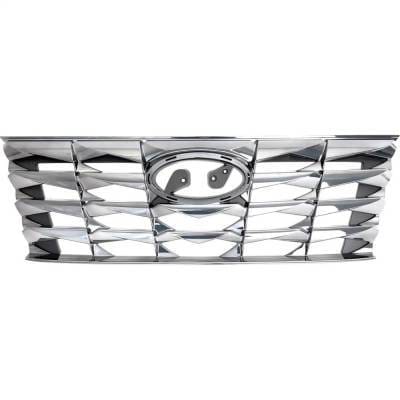 New Chrome Grille Assembly Compatible With Hyundai Tucson Luxury Plug-In Hybrid 4 Cyl 1.6L Tucson thumbnail 3