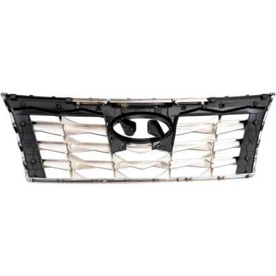 New Chrome Grille Assembly Compatible With Hyundai Tucson Luxury Plug-In Hybrid 4 Cyl 1.6L Tucson thumbnail 7