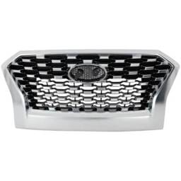 Chrome Grille Assembly Compatible With Hyundai Palisade Preferred 6 Cyl 3.8L Palisade Sel 6 Cyl 3.8L