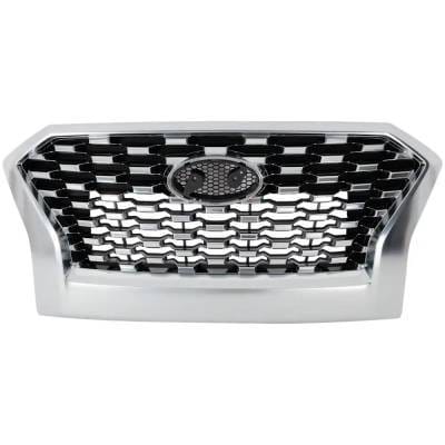 Chrome Grille Assembly Compatible With Hyundai Palisade Preferred 6 Cyl 3.8L Palisade Sel 6 Cyl 3.8L