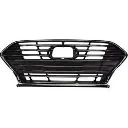 New Chrome Shell Grille Assembly Compatible With Hyundai Sonata Plug-In Hybrid 4 Cyl 2.0L Sonata