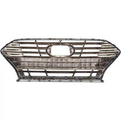 New Chrome Shell Grille Assembly Compatible With Hyundai Sonata Plug-In Hybrid 4 Cyl 2.0L Sonata thumbnail 9