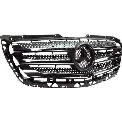 New Black Grille Assembly Compatible With Mercedes Benz Sprinter 2500 Base 4 Cyl 2.1L Sprinter 3500 thumbnail 3