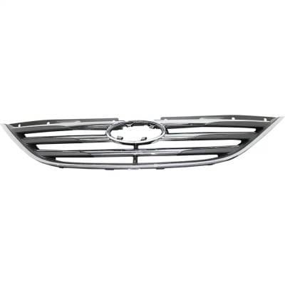 New Chrome Grille Assembly Compatible With Hyundai Sonata Limited 4 Cyl 2.4L Sonata Se 4 Cyl 2.0L thumbnail 7