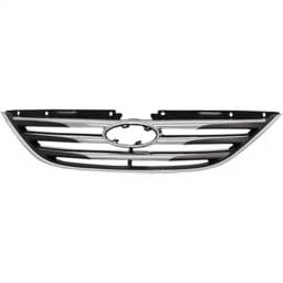 New Chrome Grille Assembly Compatible With Hyundai Sonata Gls 4 Cyl 2.4L Sonata Limited 4 Cyl 2.0L
