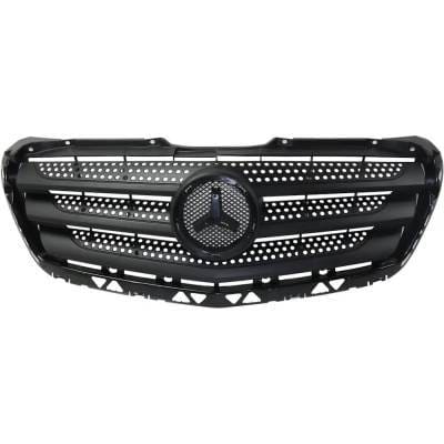 New Black Grille Assembly Compatible With Mercedes Benz Sprinter 3500 Base 6 Cyl 3.0L Sprinter 2500