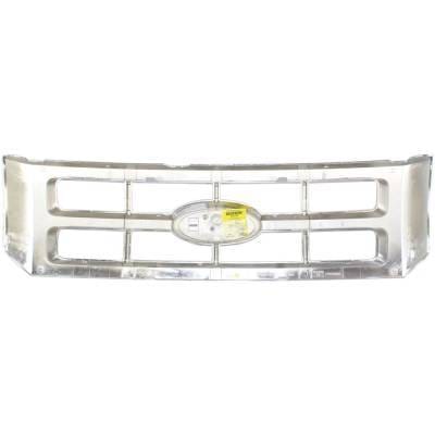 New Chrome Grille Assembly Compatible With Ford Escape Xls 4 Cyl 2.5L Escape Xlt 4 Cyl 2.3L Escape thumbnail 7