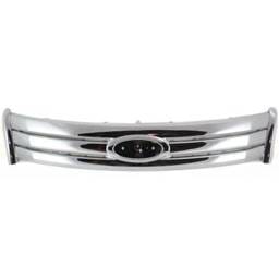 New Chrome Grille Assembly Compatible With Ford Taurus Sel 6 Cyl 3.5L Taurus Limited 6 Cyl 3.5L