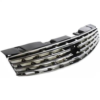 Chrome Shell Grille Assembly Compatible With Infiniti G35 Base 6 Cyl 3.5L 2003-2007 By In1200107 thumbnail 5
