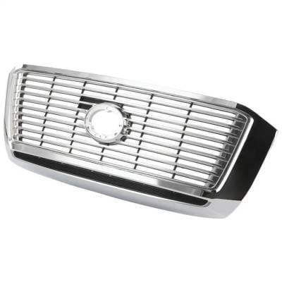 New Chrome Shell Grille Assembly Compatible With Toyota Tundra Limited 8 Cyl 5.7L Tundra Sr5 8 Cyl thumbnail 11