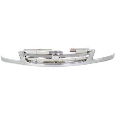 New Chrome Grille Assembly Compatible With Toyota Sienna Le 6 Cyl 3.0L Sienna Ce 6 Cyl 3.0L Sienna