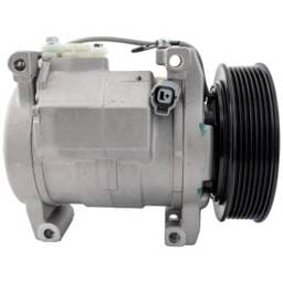 New 7-Groove Pulley A/C Compressor Compatible With Honda Accord Ex 4 Cyl 2.4L Accord Lx 4 Cyl 2.4L