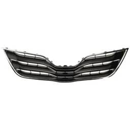 New Chrome Shell Grille Assembly Compatible With Toyota Camry Le 6 Cyl 3.5L Camry Le 4 Cyl 2.5L