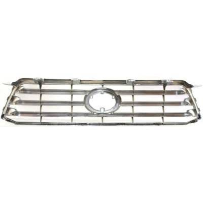 New Chrome Accent Grille Assembly Compatible With Toyota Highlander Sport 6 Cyl 3.5L 2008-2010 thumbnail 7