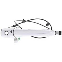 Front Driver Side Exterior Door Handle Compatible With 2007-2015 Mazda Cx-9 Mazda Cx-7 White Without