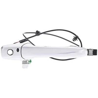 Front Driver Side Exterior Door Handle Compatible With 2007-2015 Mazda Cx-9 Mazda Cx-7 White Without