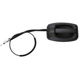 Front Driver Side Exterior Door Handle Compatible With 2014-2018 Ram Promaster Matte Black Without