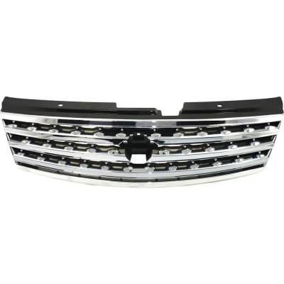 New Chrome Grille Assembly Compatible With Infiniti M35 X 6 Cyl 3.5L M45 Sport 8 Cyl 4.5L M45 Base 8