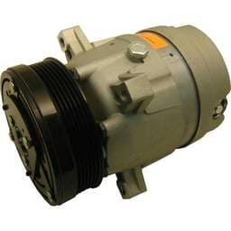 New 6-Groove Pulley A/C Compressor Compatible With Chevrolet Gmc Isuzu S10 Ls 4 Cyl 2.2L S10 Xtreme