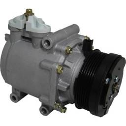 New 6-Groove Pulley A/C Compressor Compatible With Ford Lincoln Mercury E-350 Club Wagon Chateau 8