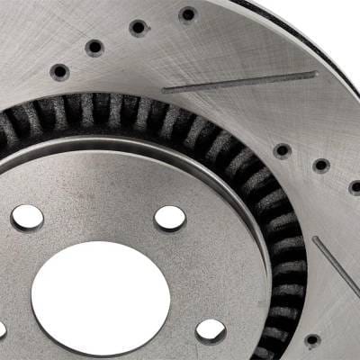 New Cross-Drilled Brake Disc Compatible With Ford Mercury Taurus X Eddie Bauer 6 Cyl 3.5L Freestyle thumbnail 5