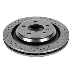Left Rear Brake Disc Compatible With Pontiac Grand Prix Gxp 8 Cyl 5.3L 2005-2008 By P15ar8287