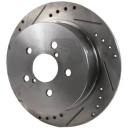 New Cross-Drilled Brake Disc Compatible With Subaru Outback Xt Limited 4 Cyl 2.5L Outback R L.L.