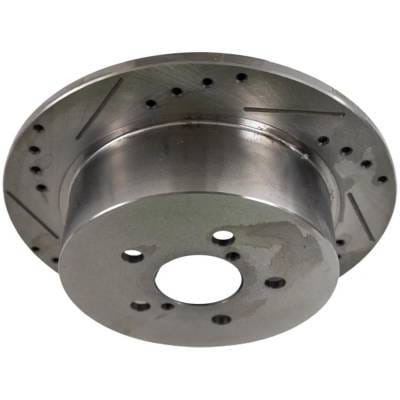 New Cross-Drilled Brake Disc Compatible With Subaru Outback R Vdc Limited 6 Cyl 3.0L Legacy 2.5I thumbnail 7