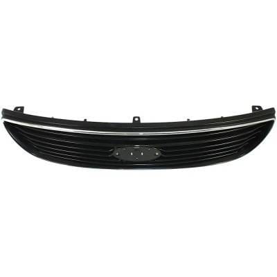 New Chrome Shell Grille Assembly Compatible With Kia Magentis Lx 6 Cyl 2.7L Magentis Lx 6 Cyl 2.7L thumbnail 9