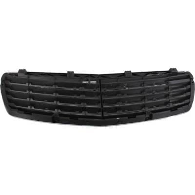 New Chrome Shell Grille Assembly Compatible With Mercedes Benz E320 Base 6 Cyl 3.2L E350 Base 6 Cyl thumbnail 9