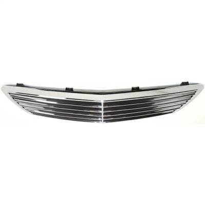 New Chrome Shell Grille Assembly Compatible With Mercedes Benz E320 Cdi 6 Cyl 3.2L E55 Amg Base 8 thumbnail 11