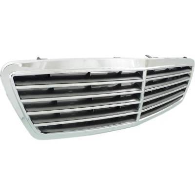New Chrome Shell Grille Assembly Compatible With Mercedes Benz S500 4Matic 8 Cyl 5.0L S55 Amg thumbnail 5