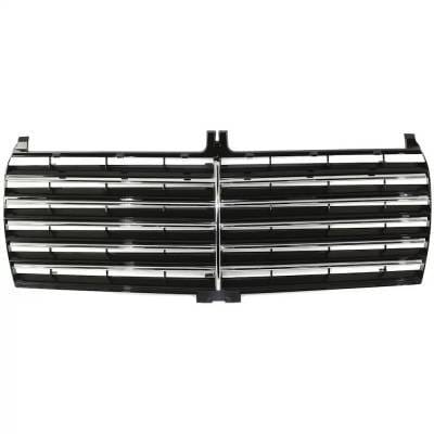 New Black Grille Assembly Compatible With Mercedes Benz 190D 2.2 4 Cyl 2.2L 190E 2.6 6 Cyl 2.6L 190E thumbnail 9