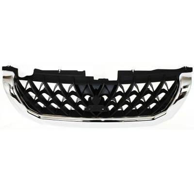 New Chrome Shell Grille Assembly Compatible With Mitsubishi Montero Sport Limited 6 Cyl 3.5L Montero thumbnail 9