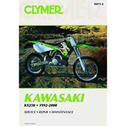 New Service Manual Compatible With Kawasaki Kx 250Cc By M473-2