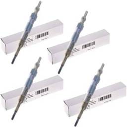 New OEM Set Of 4 Glow Plugs Compatible With Volkswagen Beetle Jetta Golf Hatchback Wagon Diesel 1.9L