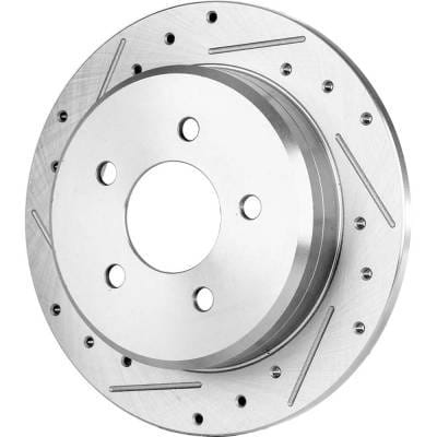 New Cross-Drilled Brake Disc Compatible With Ford Mercury Explorer Eddie Bauer 8 Cyl 5.0L Ranger Xlt thumbnail 13