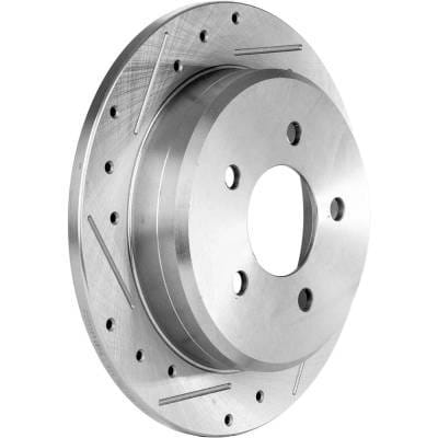 New Cross-Drilled Brake Disc Compatible With Ford Mercury Ranger Splash 6 Cyl 4.0L Ranger Xlt 6 Cyl