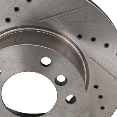 New Cross-Drilled Brake Disc Compatible With Bmw 325Xi Base 6 Cyl 3.0L 328Xi Base 6 Cyl 3.0L 328I thumbnail 5