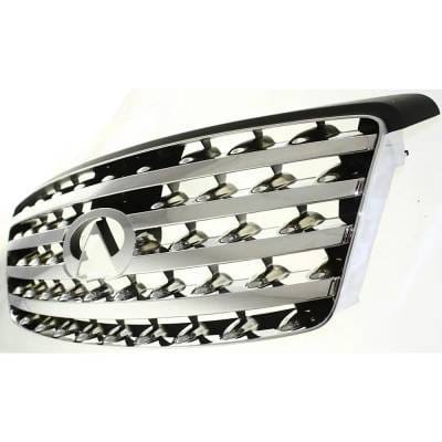 Chrome Grille Assembly Compatible With Infiniti Fx35 Base 6 Cyl 3.5L Fx45 Base 8 Cyl 4.5L 2003-2005 thumbnail 5